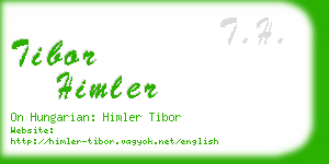 tibor himler business card